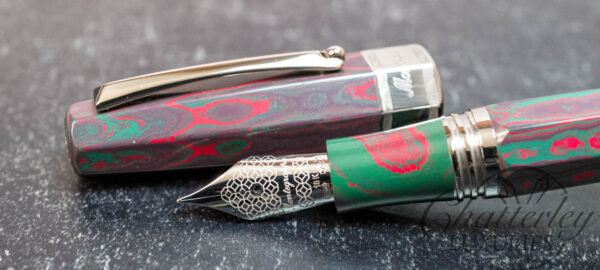 Montegrappa Extra Otto Botanical Limited Edition Fountain Pen Collection - Red Rose