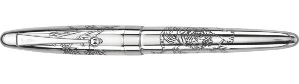 Pilot Silvern Sterling Silver Tiger Fountain Pen