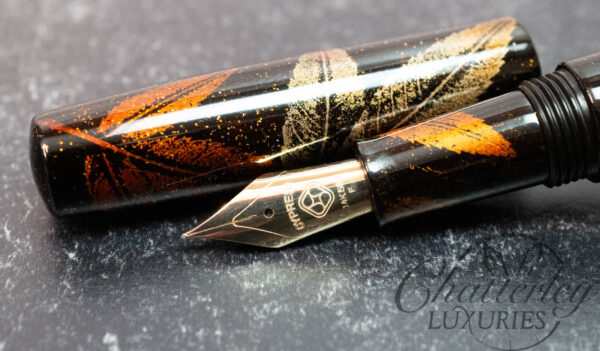 Cypress Maki-e Autumn Leaves Fountain Pen