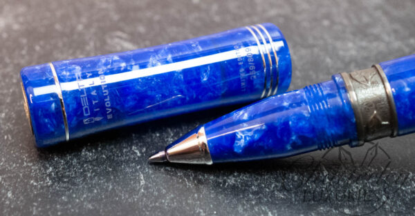 Delta Evolution Charles Darwin Limited Edition Blue and Silver Rollerball Pen