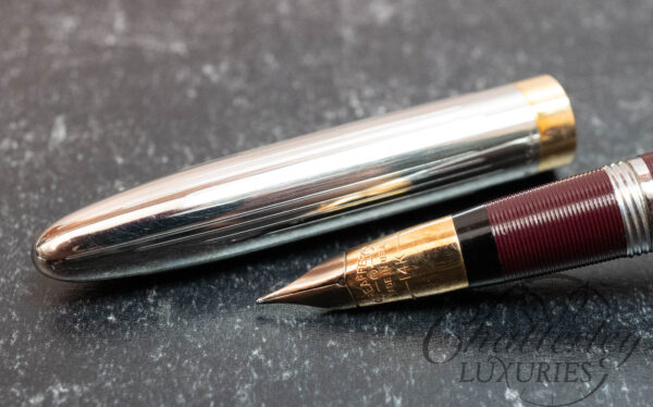 Sheaffer Statesmen Snorkel Burgundy Fountain Pen