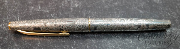 Pilot Sterling Silver Fancy Floral Pattern Fountain Pen - Image 2