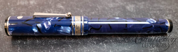 Wahl Eversharp DECOBAND Royal Blue Celluloid Fountain Pen - Image 2