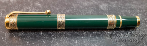 Aurora Dante Alighieri Green Limited Edition Fountain Pen - Image 2