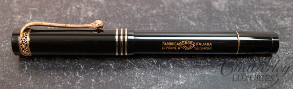 Aurora Internazionale Black with Rose Gold Limited Edition Fountain Pen - Image 2