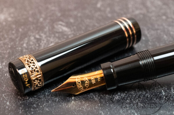 Aurora Internazionale Black with Rose Gold Limited Edition Fountain Pen