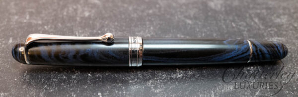 Aurora 88 Ebonite Marbled Blue Limited Edition Fountain Pen - Image 2