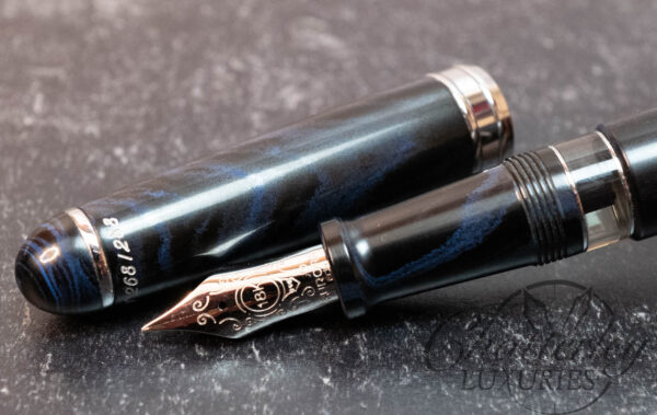 Aurora 88 Ebonite Marbled Blue Limited Edition Fountain Pen