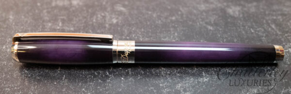 S.T. Dupont Line D Atelier Purple Lacquer Fountain Pen - Image 2