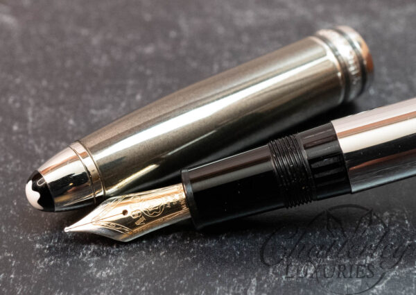 Montblanc Meisterstuck 146 Solitaire Hematite and Steel Fountain Pen