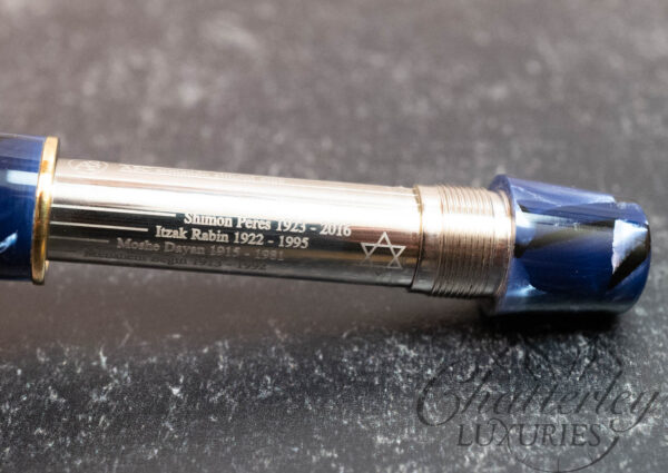 Armando Simoni Club Bologna Extra Israel 1948-2018 Limited Edition Celluloid Fountain Pen - Image 3