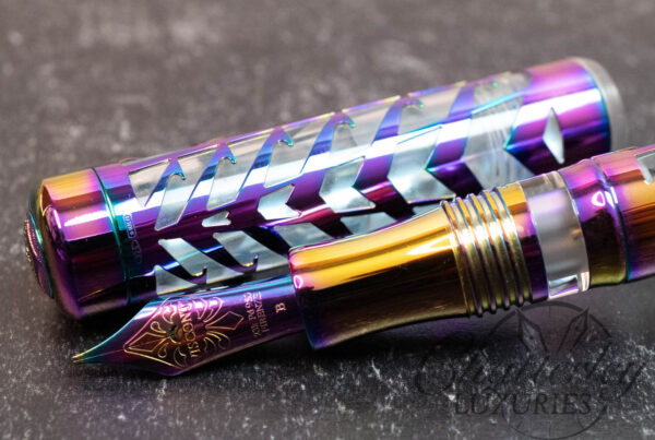Visconti Limited Edition Skeleton Watermark Iridium Rainbow Fountain Pen