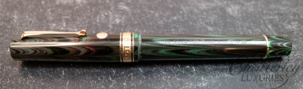 Chatterley/Armando Simoni Club "Aurora Borealis" Oversized Bologna Ebonite Fountain Pen - Image 2