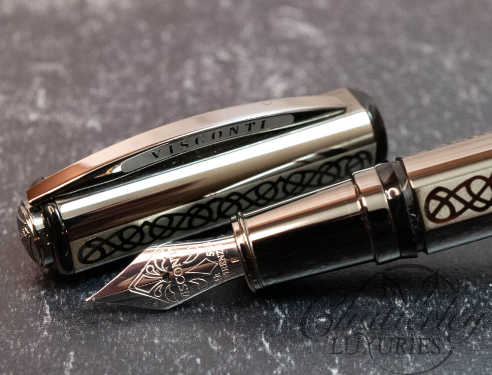 Visconti Metropolis Gunmetal Gordian Knot Fountain Pen
