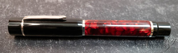 Bexley Prometheus Black and Red Fountain Pen - Image 2