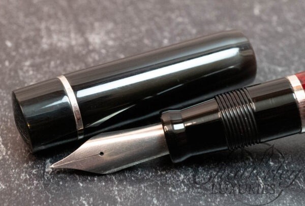 Bexley Prometheus Black and Red Fountain Pen