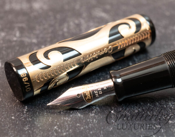 Conklin Deco Crest Limited Edition Rose Gold Overlay #01/98 Fountain Pen