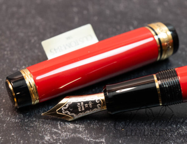 Pilot Custom 845 Vermillion Urushi Fountain Pen