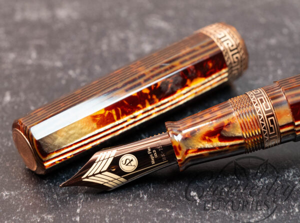 Armando Simoni Il Gladiatore Limited Edition Arco Bronze Fountain Pen