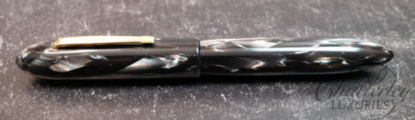 Oldwin Torpedo Charcoal Celluloid Fountain Pen - Image 2