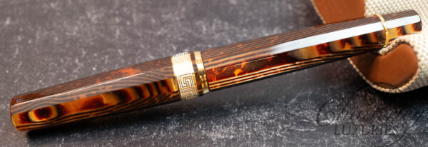 Armando Simoni Club Bespoke Edition Gladiatore Bronze Arco "Spina"  "The Great Gatsby" Celluloid Fountain Pen - Image 3