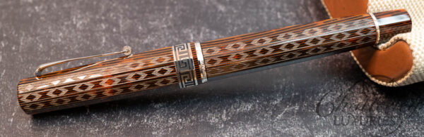 Armando Simoni Club Bespoke Edition Gladiatore Bronze Arco "Art Deco" Celluloid Fountain Pen - Image 3