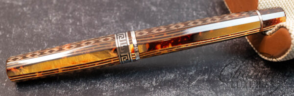 Armando Simoni Club Bespoke Edition Gladiatore Bronze Arco "Art Deco" Celluloid Fountain Pen - Image 4