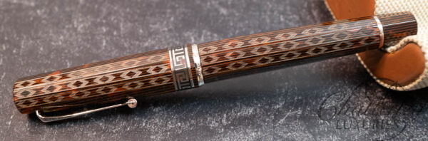 Armando Simoni Club Bespoke Edition Gladiatore Bronze Arco "Art Deco" Celluloid Fountain Pen - Image 5