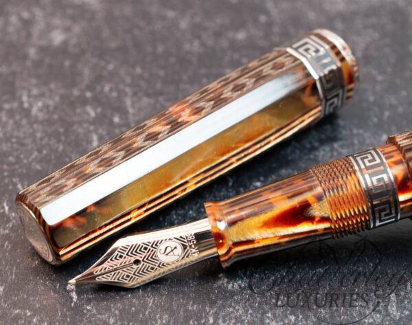 Armando Simoni Club Bespoke Edition Gladiatore Bronze Arco "Art Deco" Celluloid Fountain Pen