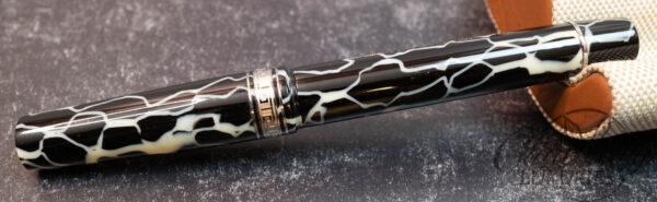 Armando Simoni Club Bologna Extra Wild Limited Edition Celluloid Fountain Pen with Silver Trim - Image 4