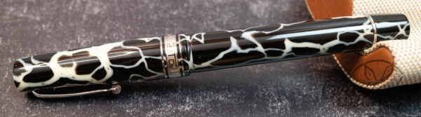Armando Simoni Club Bologna Extra Wild Limited Edition Celluloid Fountain Pen with Silver Trim - Image 5