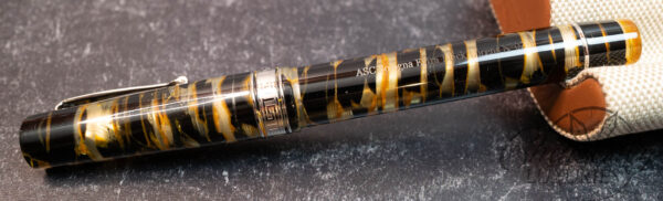 Armando Simoni Club Extra Black Lucens Bologna Celluloid Limited Edition Fountain Pen - Image 7