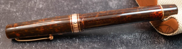 Armando Simoni Club Bologna Extra Arco Brown Celluloid Fountain Pen - Image 5