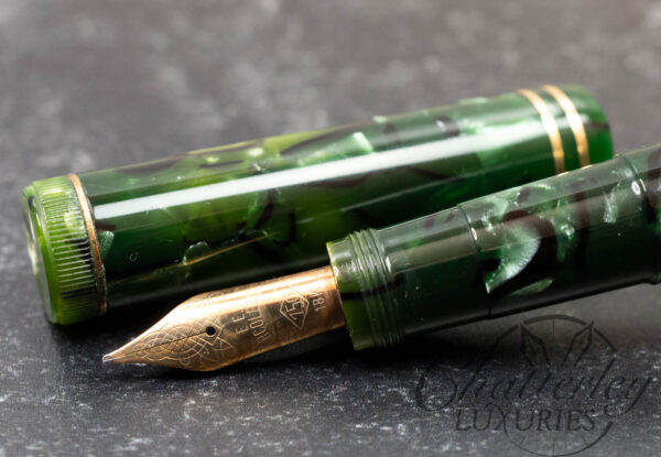 Omas E.E. Ercolessi 75th Anniversary Green Celluloid Fountain Pen