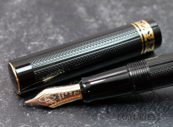 Namiki Black Herringbone Fountain Pen