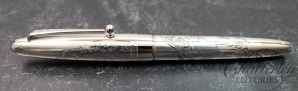 Pilot Silvern Sterling Silver Geisha Fountain Pen - Image 2