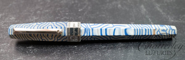 Montegrappa Extra Otto Crazy Fiber Blue Prototype Fountain Pen - Image 2