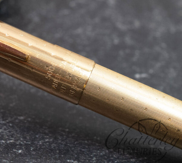 A.W. Faber-Castell 5006 Gold-Double Vintage Fountain Pen - Image 4
