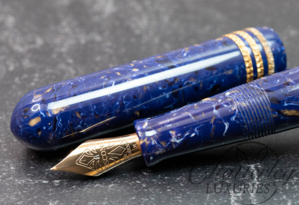 Visconti Lapis Blue Celluloid Cervia Nuova 300th Anniversary Limited Edition Fountain Pen 
