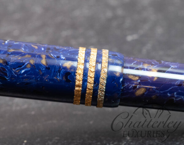 Visconti Lapis Blue Celluloid Cervia Nuova 300th Anniversary Limited Edition Fountain Pen  - Image 3
