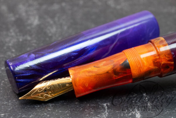 Newton Pens Purple and Orange Fountain Pen