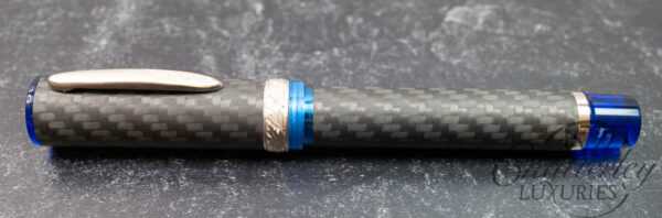 Stipula Etruria Carbon Fiber Florentia Blue Limited Edition Fountain Pen - Image 2