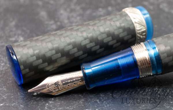 Stipula Etruria Carbon Fiber Florentia Blue Limited Edition Fountain Pen