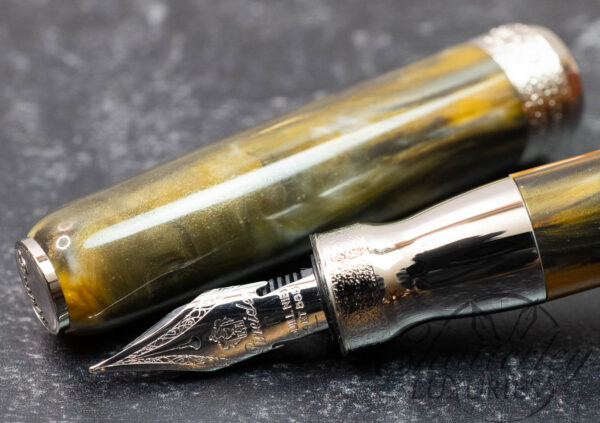 Pineider La Grande Bellezza Gemstones Tiger Yellow Fountain Pen