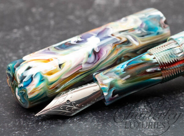 Walltown Pens Watts Model Silver Trim in Primary Manipulation By Brooks