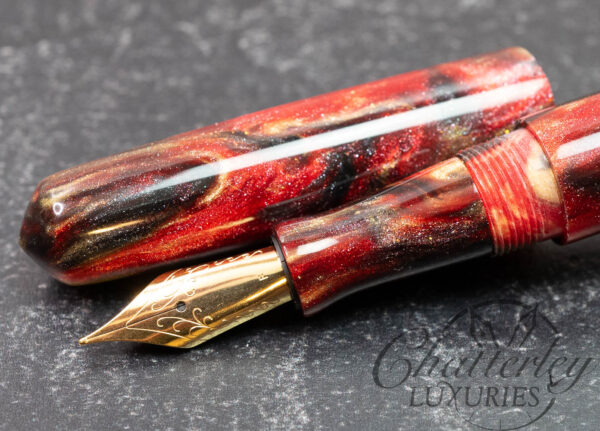 Walltown Pens Jordon Model in Dragon Diamondcast Fountain Pen
