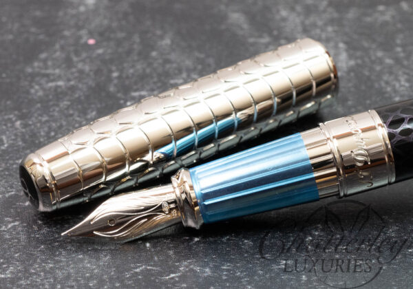 S.T. Dupont Line D Snake Skin Fountain Pen Collection - Image 10