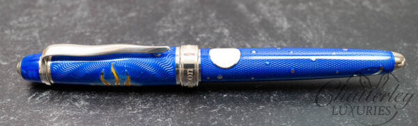 David Oscarson Limited Edition 1/8 Celestial Sky Blue Fountain Pen - Image 2
