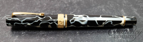 Omas Paragon Wild Celluloid Gold Trim Fountain Pen - Image 2