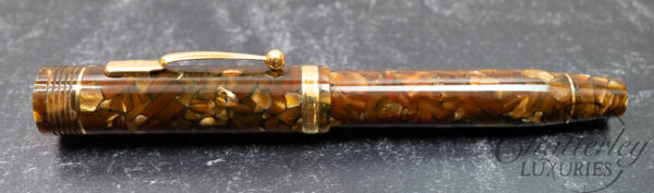 Conway Stewart Churchill Amber Fountain Pen - Image 2